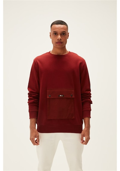 Bad Bear Kangaroo Coodie Erkek Sweatshirt-25257 Bordo