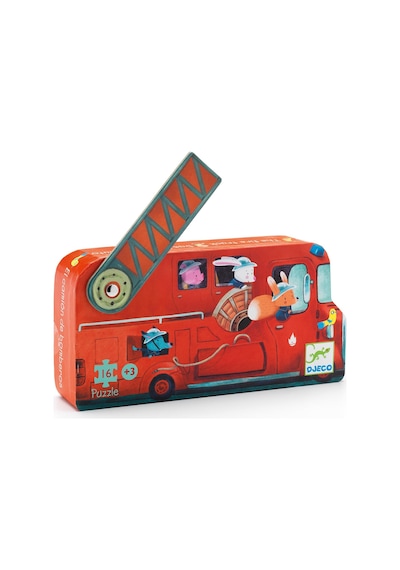 Dekoratif Puzzle 16 Parça The Fire Truck Dj0 Standart