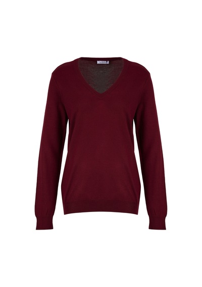 Limon Bordo Kadın Kazak M5wl-kzk9009