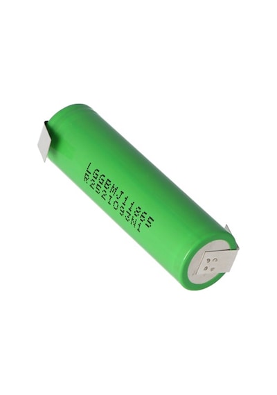 Lg Inr18650Mj1 - 3500 Mah 3.6V - 3.7V 10A li-Ion Pil + Lehim Etik