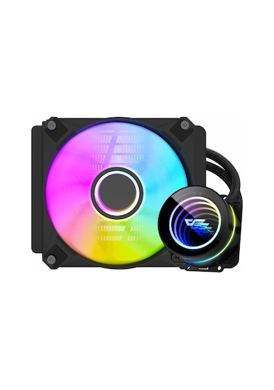 Aigo Dx120 V2.6 Argb 120mm Am5/1700p Siyah İşlemci Sıvı Soğutucu