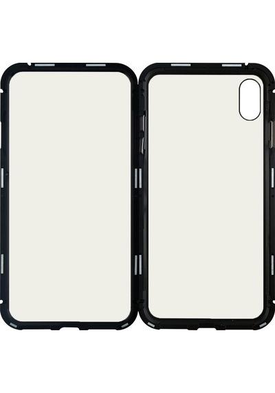 New Case Apple Uyumlu iPhone Xs Max Arka Koruma Arka Koruma Kılıf - Kırmızı Kirmizi