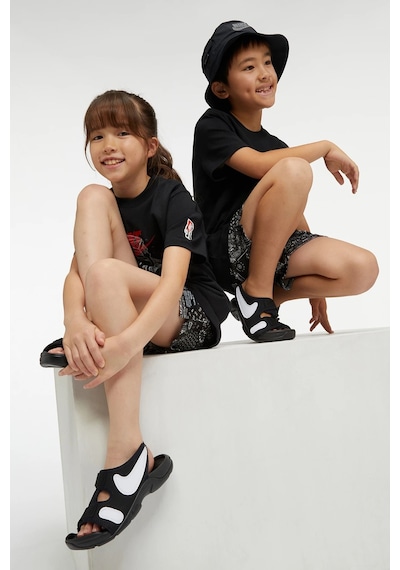 Nike Sunray Adjust 6 Unisex Sandals Bantlı Çırtlı Çocuk Sandaleti Siyah Siyah
