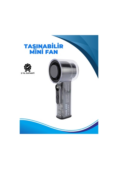 Taşınabilir El Fanı 100 Seviyeli Rüzgar Hızı Ayarı Sessiz Çalışma - Dijita - Hs08375318-5 Renkli