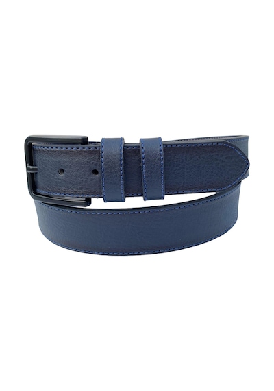 Süzer Deri Lacivert Suni Deri Mavi Dikişli Model 4 Cm.lik Unisex Spor Kemer - 9047 001 Lacivert