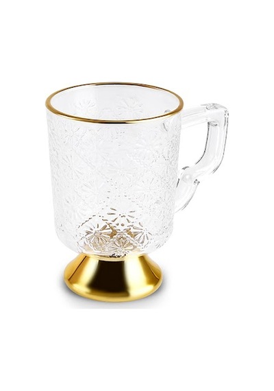Karaca Milas Kareli Mug 300 Ml Gold