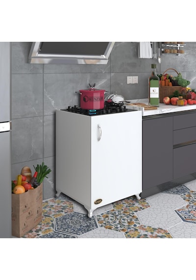 Kenzlife ocak dolabı benek byz 85*60*56 hazır mutfak ankastre göm