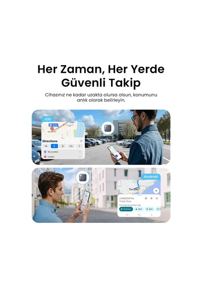 Finder Pro Bluetooth 5.4 Akıllı Takip Cihazı, Apple Find My & Google Find My Device Sertifikalı, Eşya Anahtar Cüzd