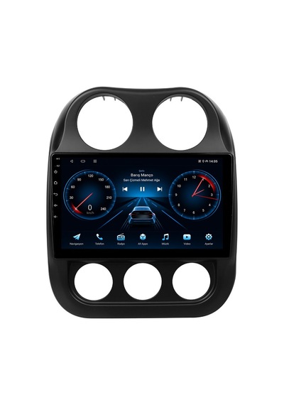 Jeep Compass 2010-2015 Android Multimedya Carplay Android Auto Navigasyon Kameralı 8gb Ram 64gb 10"