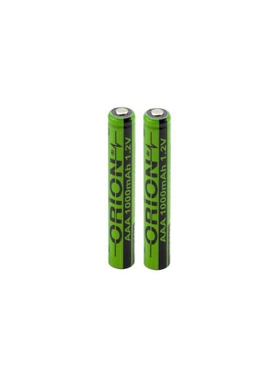 Orion 1.2v Ni-mh Aaa 1000mah Şarj Edilebilir Başsız Pili-2 Adet