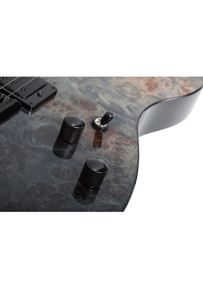 Schecter Pt Standard Elektro Gitar Black Fade Burst Burl