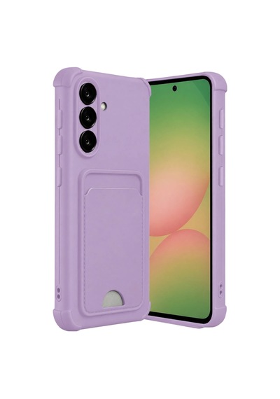 Samsung Samsung Galaxy Uyumlu A17 5g Kelvin Kartvizitli Silikon - Lila Çokrenkli 11147012