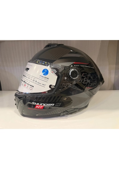 Kask Mt Thunder 4r Sv Luminence D1 Parlak Gri