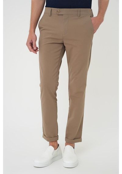 Efor Comfort Fit Beli Lastikli Yan Cep Vizon Jogger Pantolon P 1150 Vizon