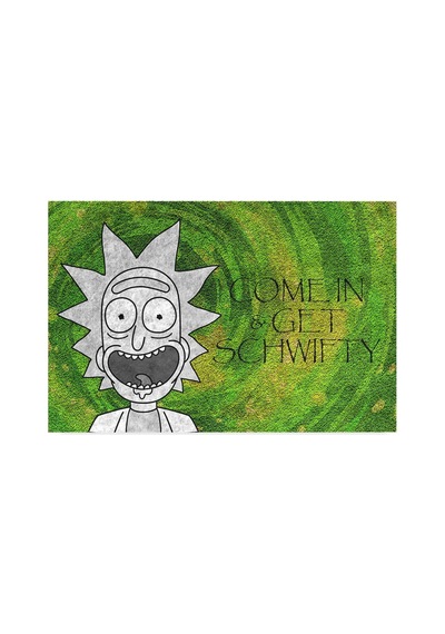 Tasarımlı Dekoratif Kapı Önü Paspas, Dış Mekan/ev İçi/banyo/mutfak/yatak Odası/giriş Paspasları Rick, 40x60 Sku: Zeusb0bk1qbq3m 11ypycoco