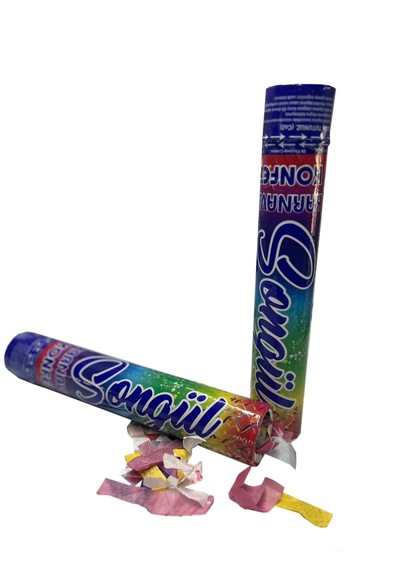 Renkli Karnaval Konfeti 30 Cm 1 Adet
