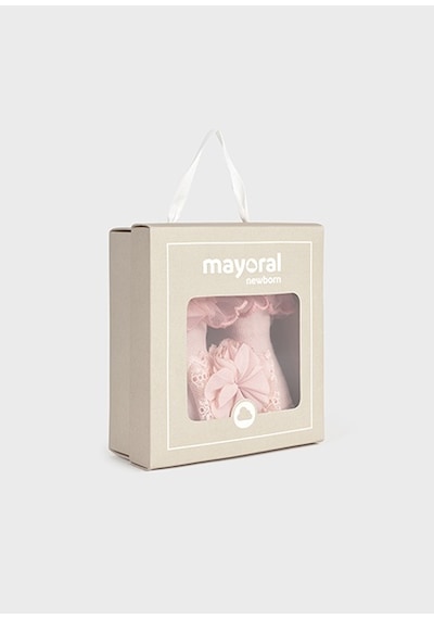 Mayoral Bebek Saç Bandı Ve Çorap Takım 9869 Pembe
