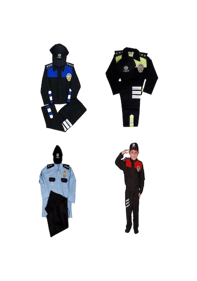 Çocuk Polis Kostümü Yunus - Trafik Polisi - Özel Harekat
