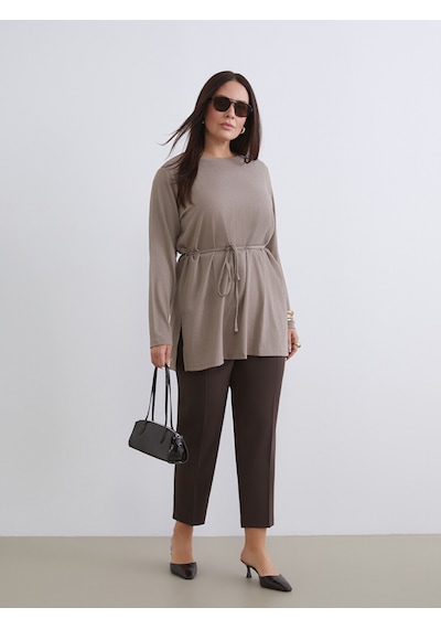 Lcwaıkıkı Classic Kahverengi Standart Fit Kadın Pantolon