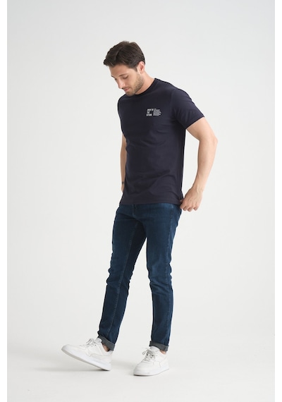Shooter Sportwear Shooter Erkek Pamuklu T-shirt Premium Kalite Minimal Tasarım Regular Kalıp Lacivert Shooter Sportwear Shooter Erkek Pamuklu T-shirt Premium Kalite Minimal Tasarım Regular Kalıp Lacivert