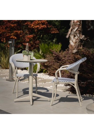 Moon Katlanır Masa Ø60 Cm - Bahçe, Balkon, Kafe, Restoran İçin, İç Ve Dış Mekan Bej Çok Renkli Moon Katlanır Masa Ø60 Cm - Bahçe, Balkon, Kafe, Restoran İçin, İç Ve Dış Mekan Bej Çok Renkli