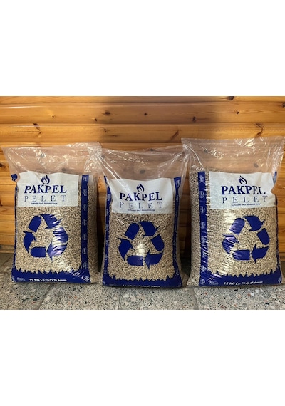 Doğal Pelet Yakıt Kızılçam Peleti 15 Kg