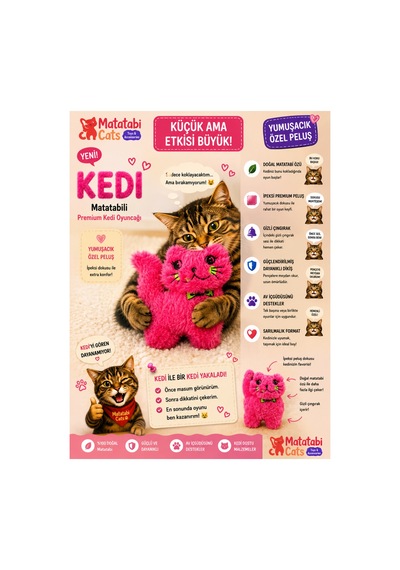 Kedi Çıngıraklı,matatabi Li,pelüş Oyuncak