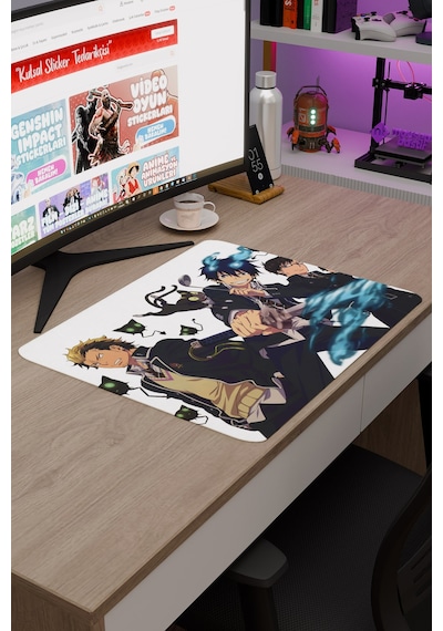 Ao No Exorcist Blue Exorcist Anime V5 - 48x40 Xl Gaming Kauçuk Kaymaz Taban Mouse Pad Fare Altlığı