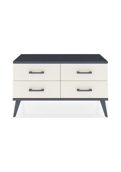Arges Şifonyer 4 Raflı 88x30x48 Antrasit-antrasit/aytaşı Antrasit/aytaşı
