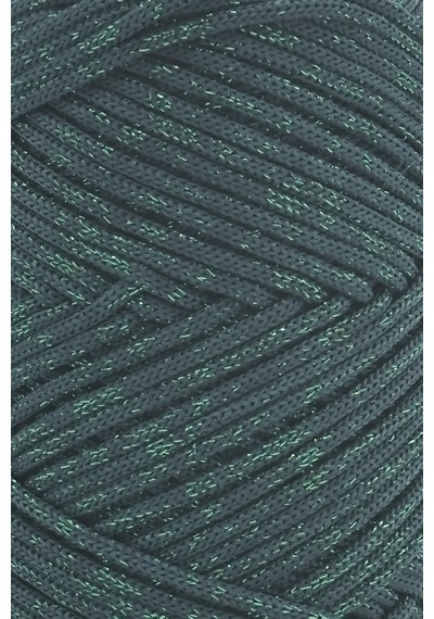 Sensy Simli Polyester Makrome İpi 3 Mm 250 Gr Supla Ip Ve Çanta İpliği Yeşil