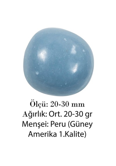 Tamburlanmış Melek Taşı Kütle - Anjelit