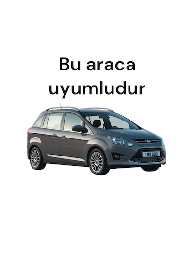 Ford C-max 2011 Sonrası Pandizot Bagaj Rafı Bej Renk