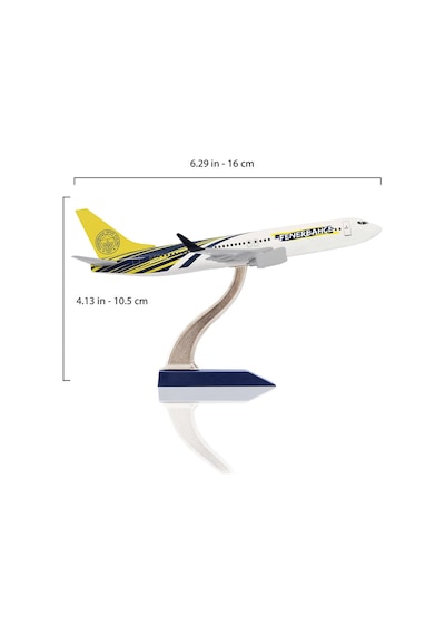 Zekupp Boeing 737-800 1/250 Ölçek Fenerbahçe Lisanslı Maket Uçak