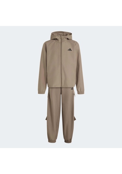 Adidas Seasonals Woven Utility Çocuk Bej Eşofman Takımı Kt4150 Krem