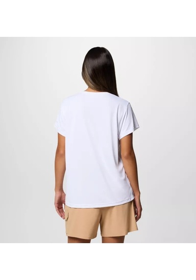 Columbia Al3349 Bluevista Hill Ss Crew Kadın T-shirt 2119301100 Beyaz