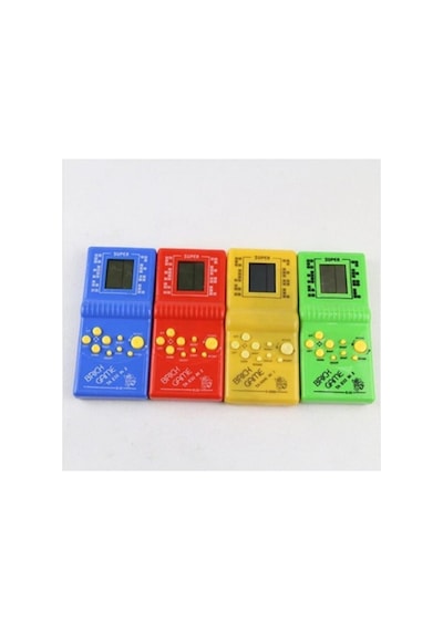 Nostalji Oyuncak El Atarisi  Tetris Brick Game Sarı.kırmızı.mavi.yeşil