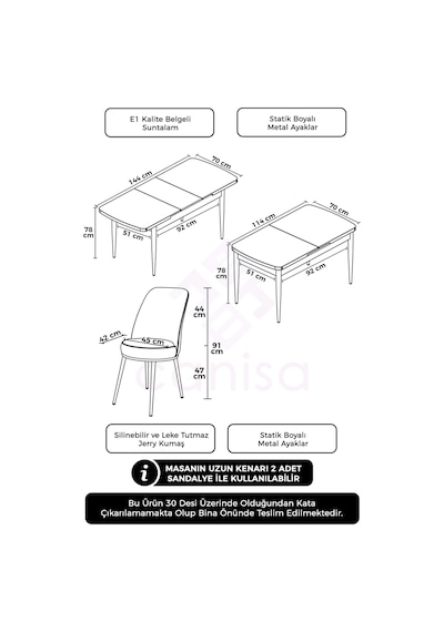 Canisa Concept Kor Serisi 70x114 Açılabilir Siyah Mermer Masa Takımı-6 Adet Cappucino Sandalye Masa Siyah Mermer Desen Sandalyeler Cappucino Canisa Concept Kor Serisi 70x114 Açılabilir Siyah Mermer Masa Takımı-6 Adet Cappucino Sandalye Masa Siyah Mermer Desen Sandalyeler Cappucino