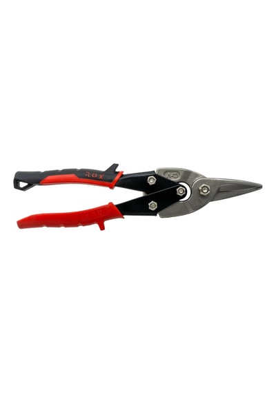 Rox 0254 Mafsallı Sac Kesme Makası 10" 250mm Düz Kesim
