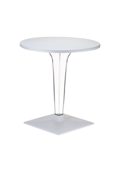 Asmasa44 Siesta Ice 60 CM Yuvarlak Masa Beyaz