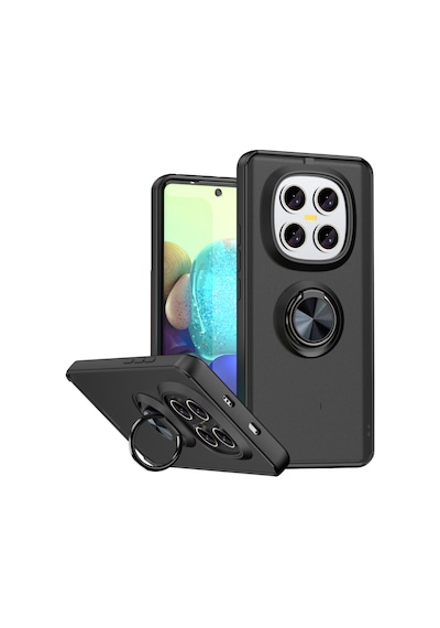 Xiaomi Redmi Note 15 Pro 5g Uyumlu Montreal Yüzüklü Silikon Kapak - Siyah
