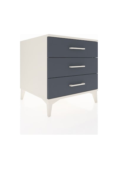 Kronos Komodin 3 Çekmeceli 60x59x64 Aytaşı-antrasit Aytaşı