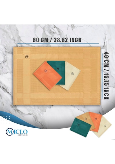 Mikrofiber Temizlik Bezi Sihirli Bez, Cam Bezi Ayna Bezi 4lü Paket Zümrüt Serisi