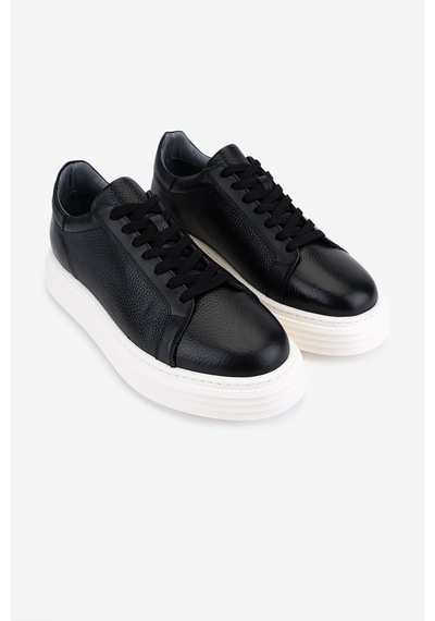 Valmenti Erkek Hakiki Deri Siyah Sneakers & Spor Ayakkabı 04 1108 Erk Ayk Y26 Sıyah Fltr/dr Siyah