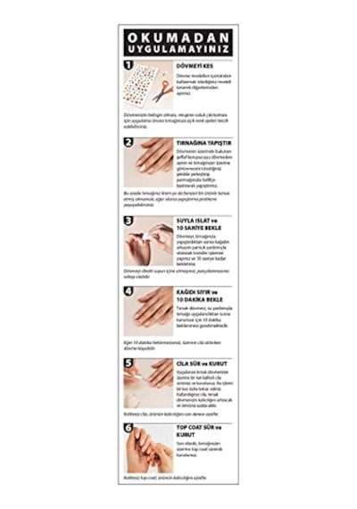 Mini Limonlar Tırnak Dövmesi Tırnak Tattoo Nail Art Tırnak