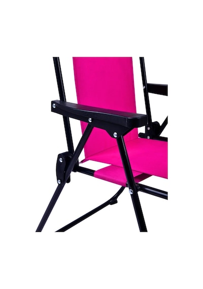Exent 2 Adet 2-6 Yaş Lüx Çocuk Piknik Sandalyesi-mini Kamp Sandalyesi-pembe-yeşil