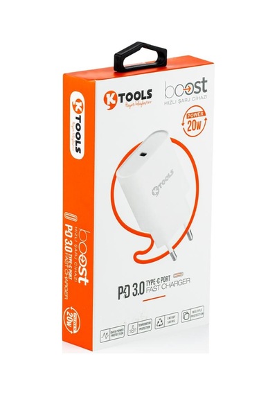 Ktools Boost Pd Usb-C Kablosuz Seyahat Sarjı 20W3A