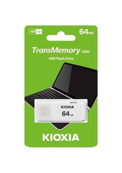 Kıoxıa 64gb U202w Usb 2.0 Flash Bellek Beyaz Tek Ebat