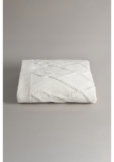 Espuma De Mar Krem Çift Kişilik Battaniye 200x220 37125 Krem
