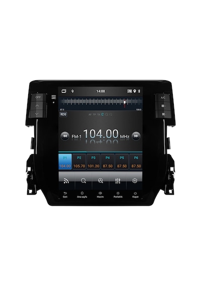 Honda Civic Fc5 Android Multimedya Sistemi 2016-2021 Crv-4895xt 10"