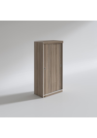 Kenzlife Gardırop Sürgülü Kapaklı Kapılı Karanfil090 Crd Gardolap Dolap